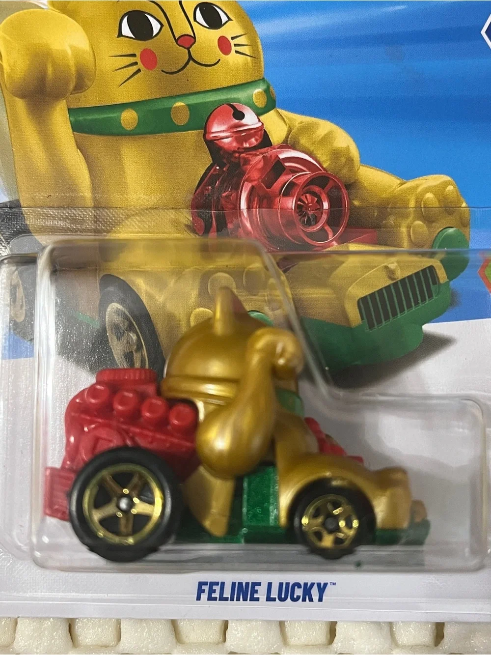 Hot Wheels Feline Lucky Gold Experimotors 92/250 2/5 Moving Arm 2026